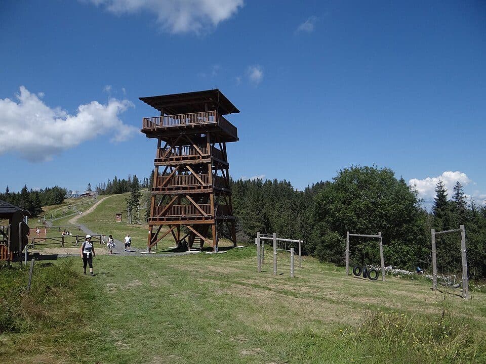 Vyšné Ružbachy, kúpele - Strednica, lyž. areál