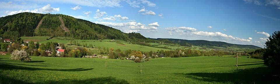 Przełęcz Chełmska - Nad Doliną Beczkowskiego Potoku
