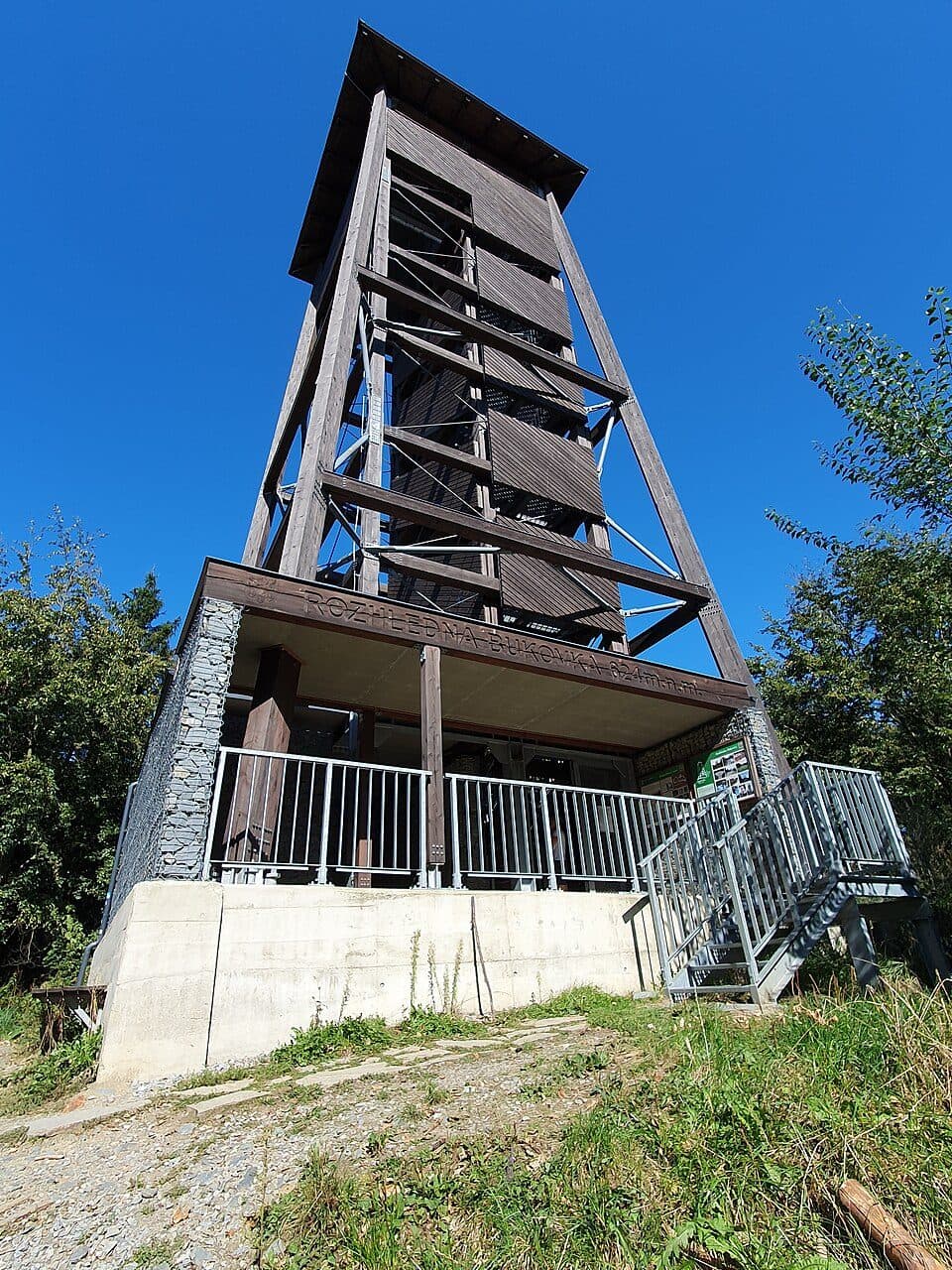 Skalní kčma - odbočka