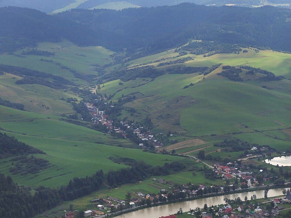 Ústie Lesnického potoka - Sromowce Niźne, PL