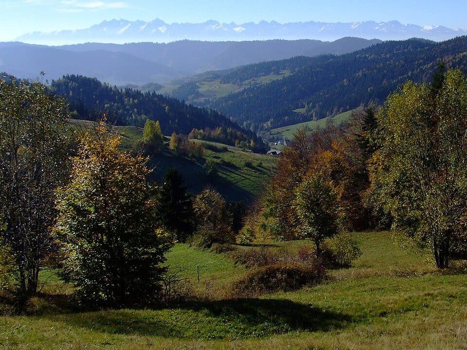Polana Zoniowskie - byłe schronisko Gorczańska Chata
