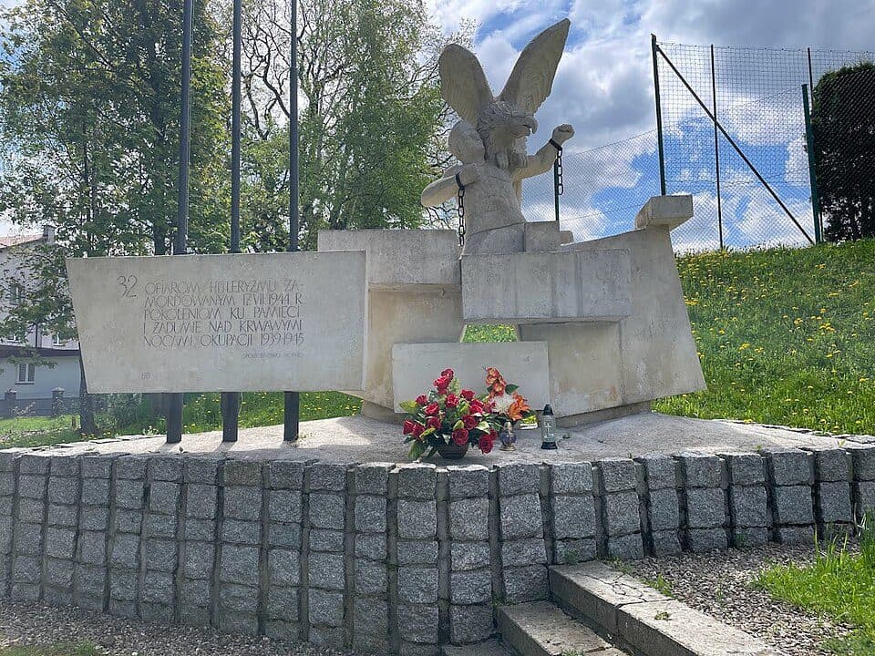 Przełęcz Rydza-Śmigłego - Słopnice Dolne kościół