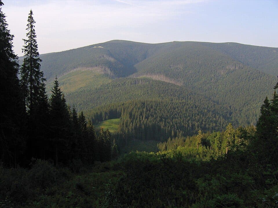 Траверс Аршиці (помаранчеві мітки)