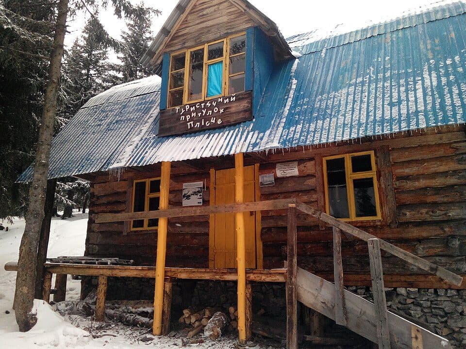 Schronisko na połoninie Płyśce