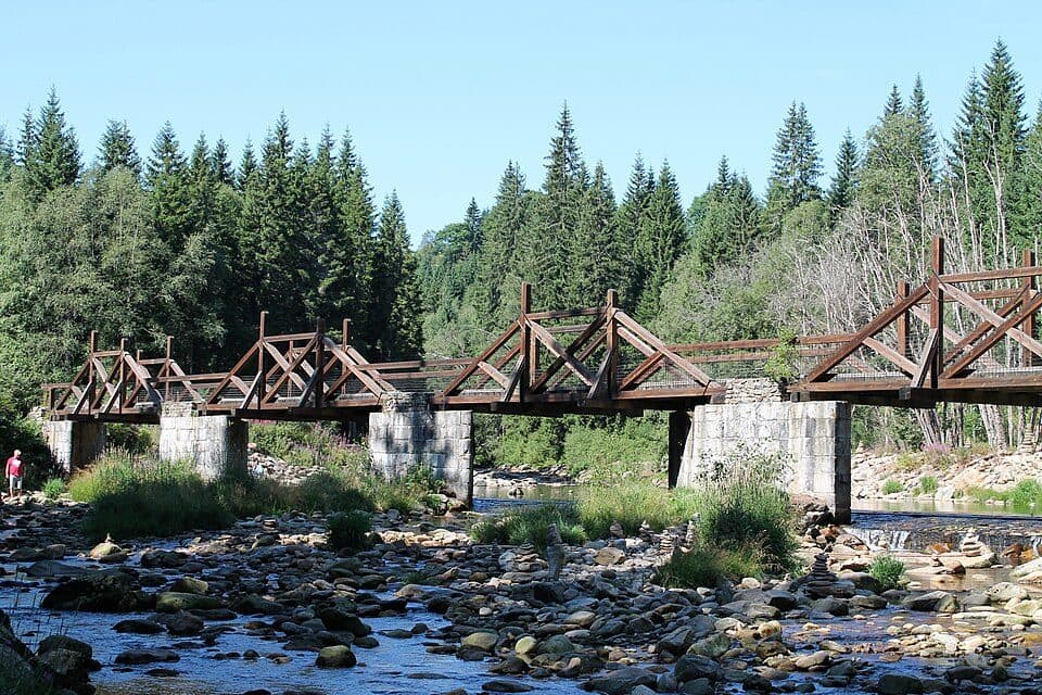 NS Modrava - Hradlový most