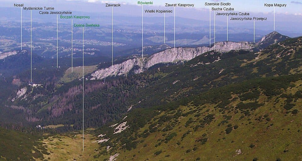 Przełęcz Nosalowa - Kuźnice
