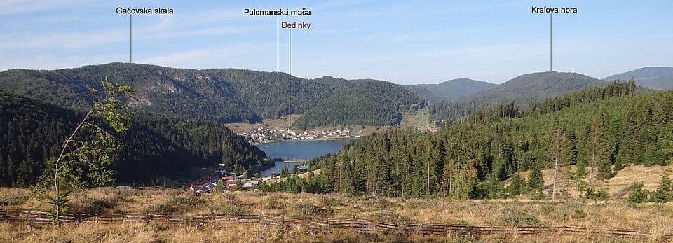 Zejmarská roklina, ústie - Dedinky