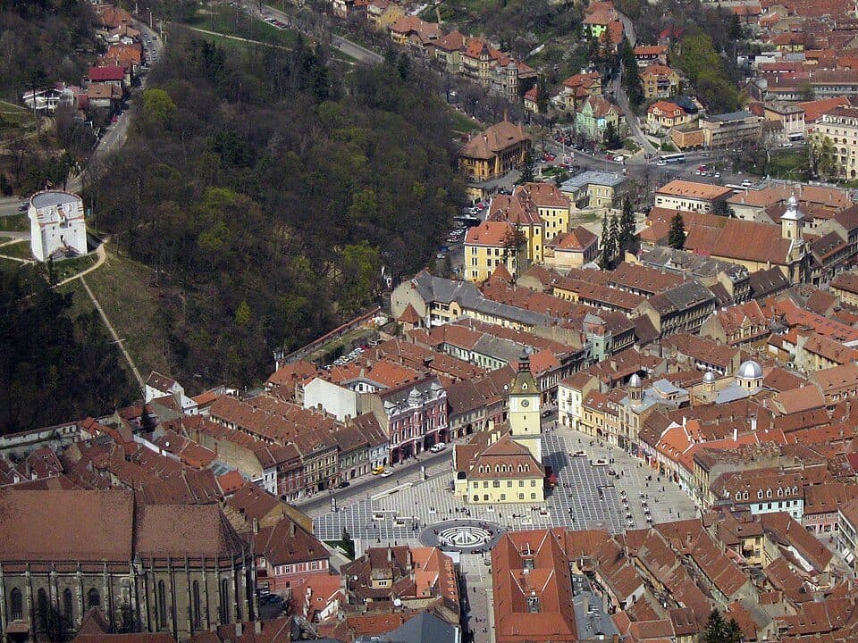 Brașov (centru) - Treptele lui Gabony - Vf. Tâmpa - Șaua Tâmpa - Valea Cetății