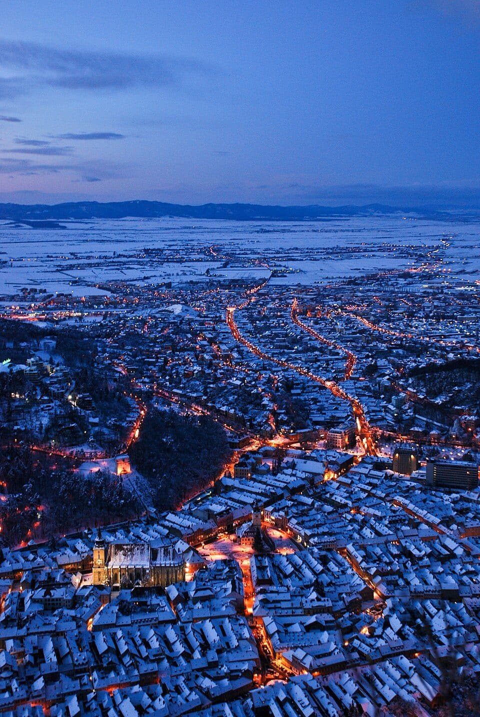 Brașov (centru) - Treptele lui Gabony - Vf. Tâmpa - Șaua Tâmpa - Valea Cetății