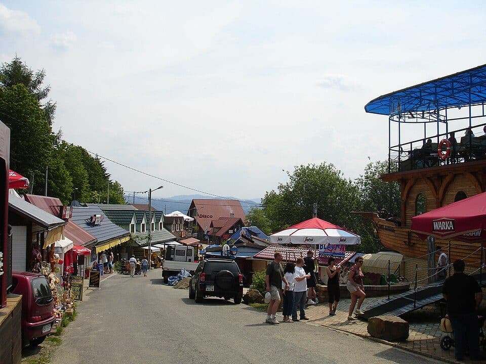 Zielone wzgórza nad Soliną