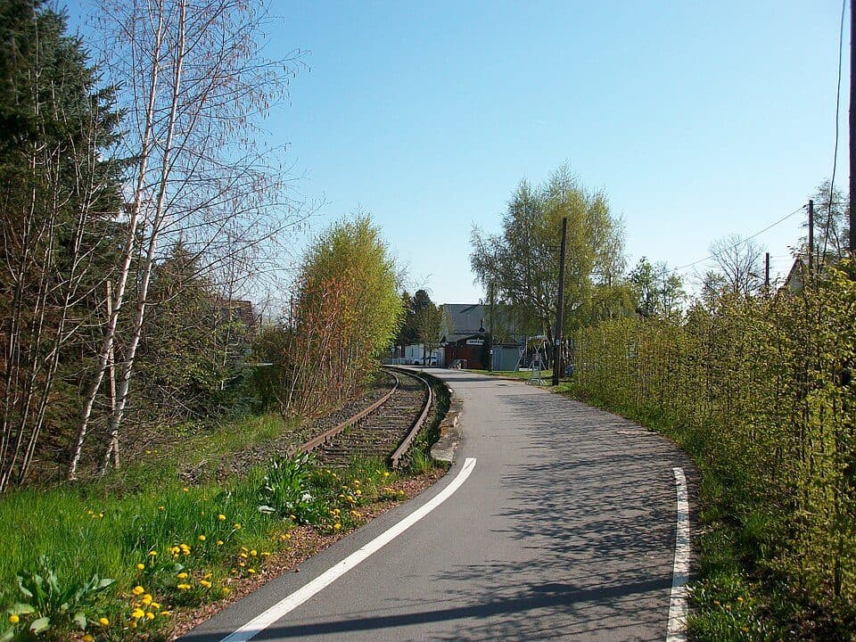 Ww Zwönitz-Hohenstein-Ernstthal, Markierung z.T. mangelhaft