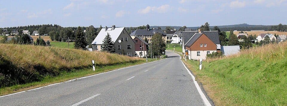 Ww Grüner Graben - grün markierten Weg bei Reitzenhain