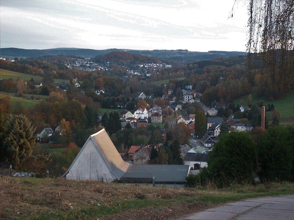 Wanderweg Wilkau-Haßlau – Quarksteine – Niedercrinitz – Filzteich (gelb)