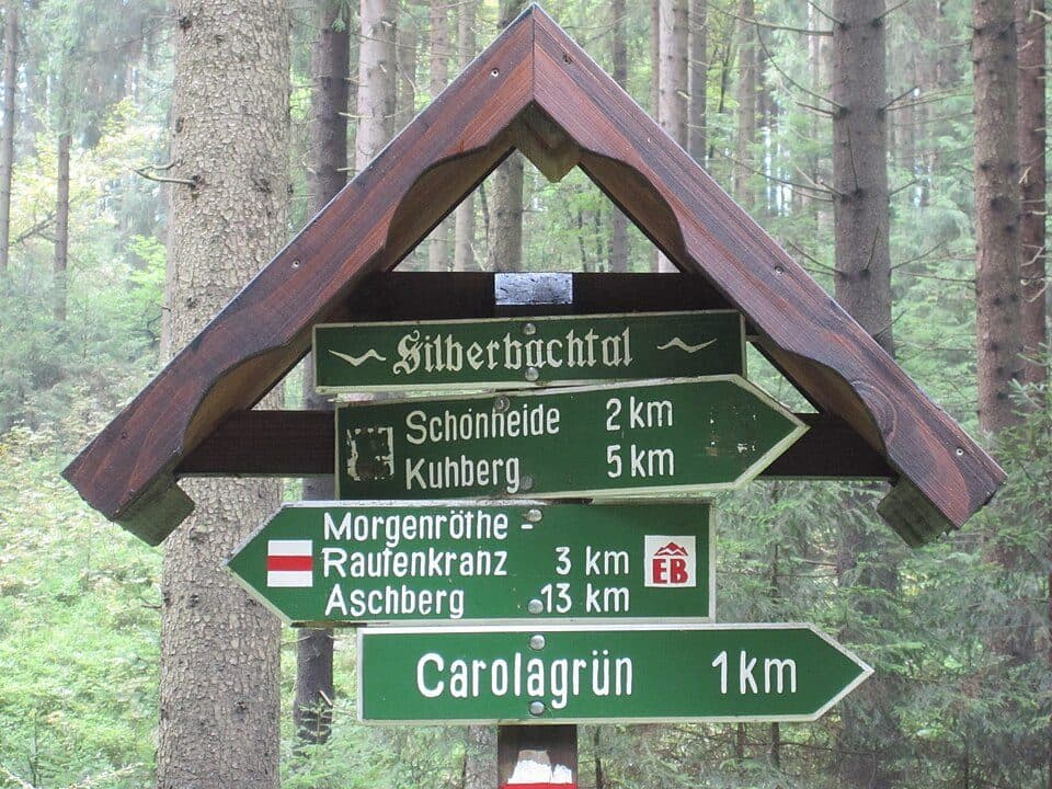 Wanderweg Historische Ski