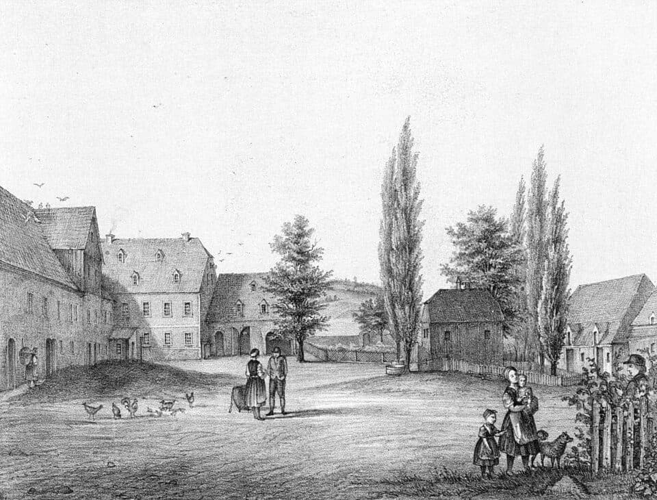 Historische Salzstraße / Böhmischer Steig / Preßnitzer Pass Altenburg-Zwickau-Hartenstein-Lößnitz-Schlettau-Preßnitz-Prag