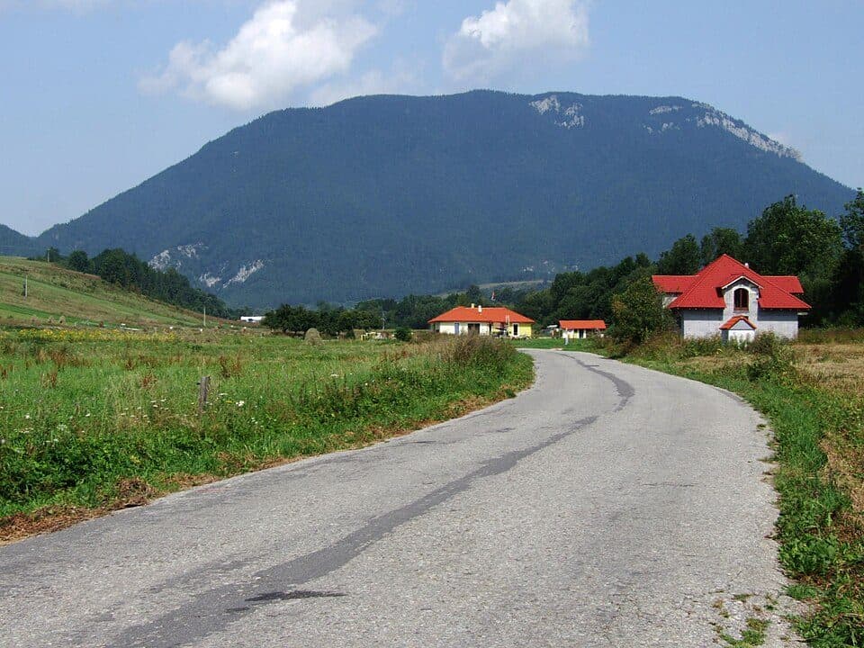 Prosiek - Oblazy, rázcestie