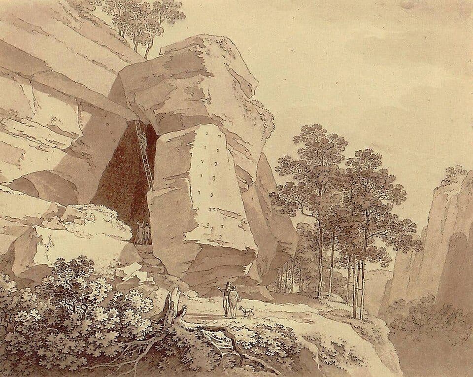 Bergpfad Hintergründel