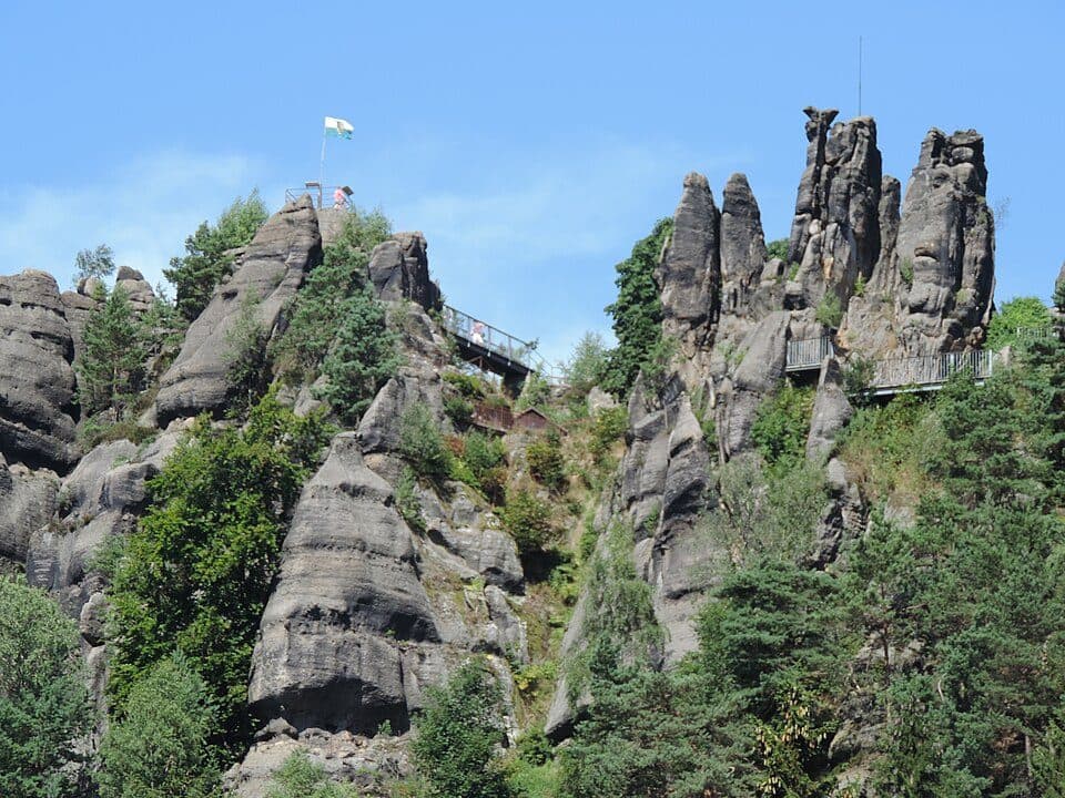 Lückendorf - Dreiecker (gelber Strich)