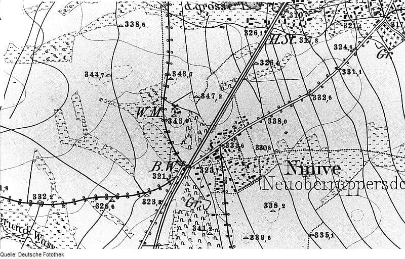 Obercunnersdorf – Ruppersdorf (gelber Punkt)