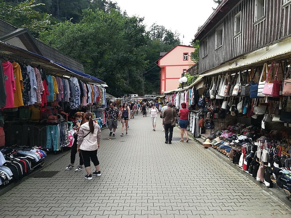Odbočka k vrcholu (vyhlídce)