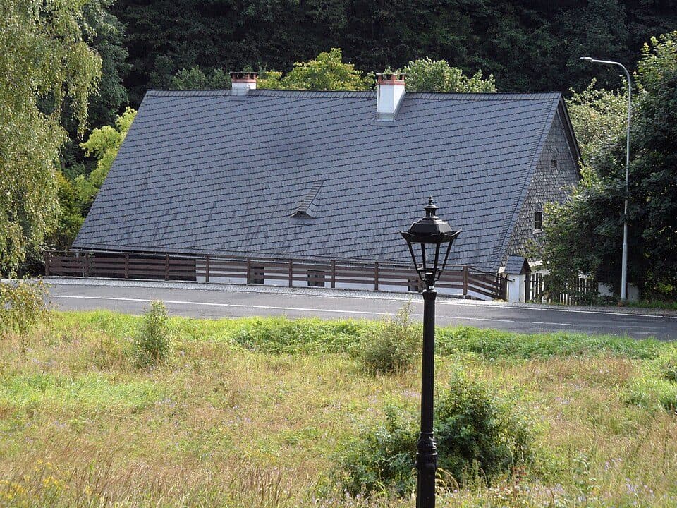 Vyhlídka na Zámecké hoře a zřícenina hradu Fürstenwalde