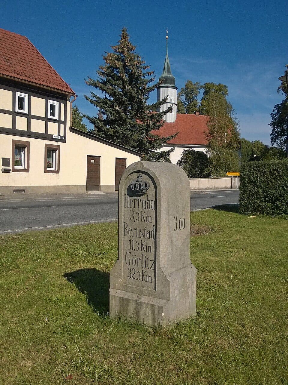Kottmar - Ostritz (gelber Strich)
