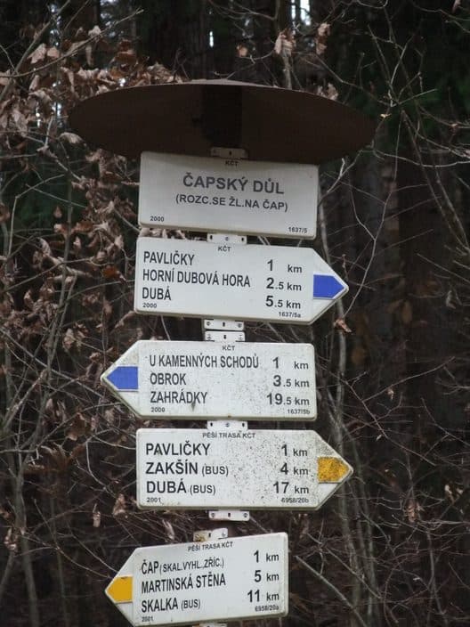 [Z] odbočka Čap