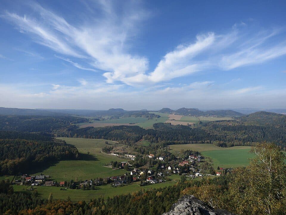 Gelber Punkt, Kl. Zschirnstein, Rundwanderweg