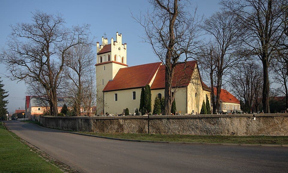 Koiszków, rozwidlenie szlaków - Słup