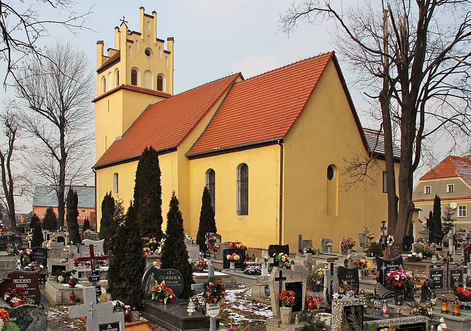 Koiszków, rozwidlenie szlaków - Słup