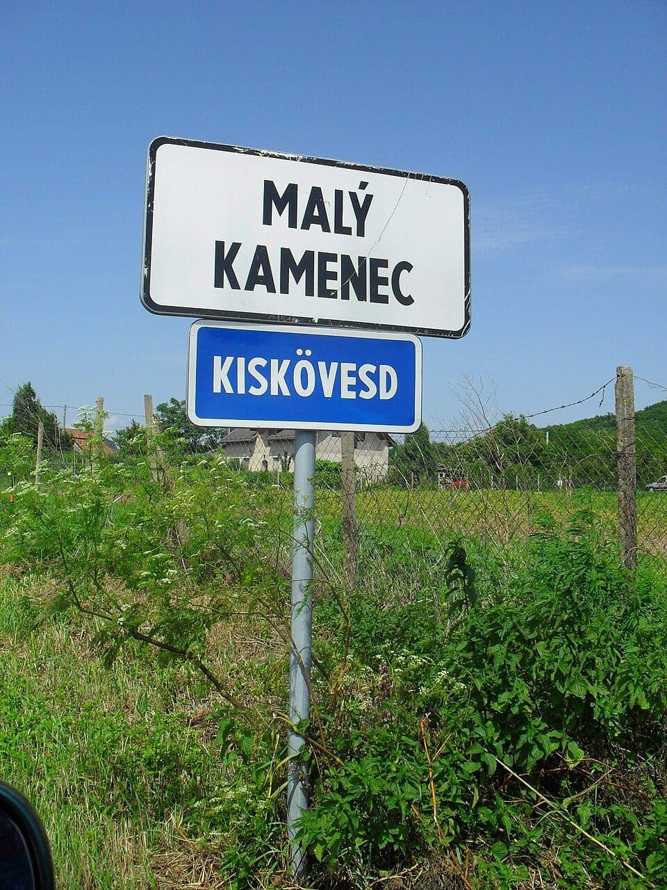 Veľký Kamenec - Klin N.B., najnižsie miesto SR
