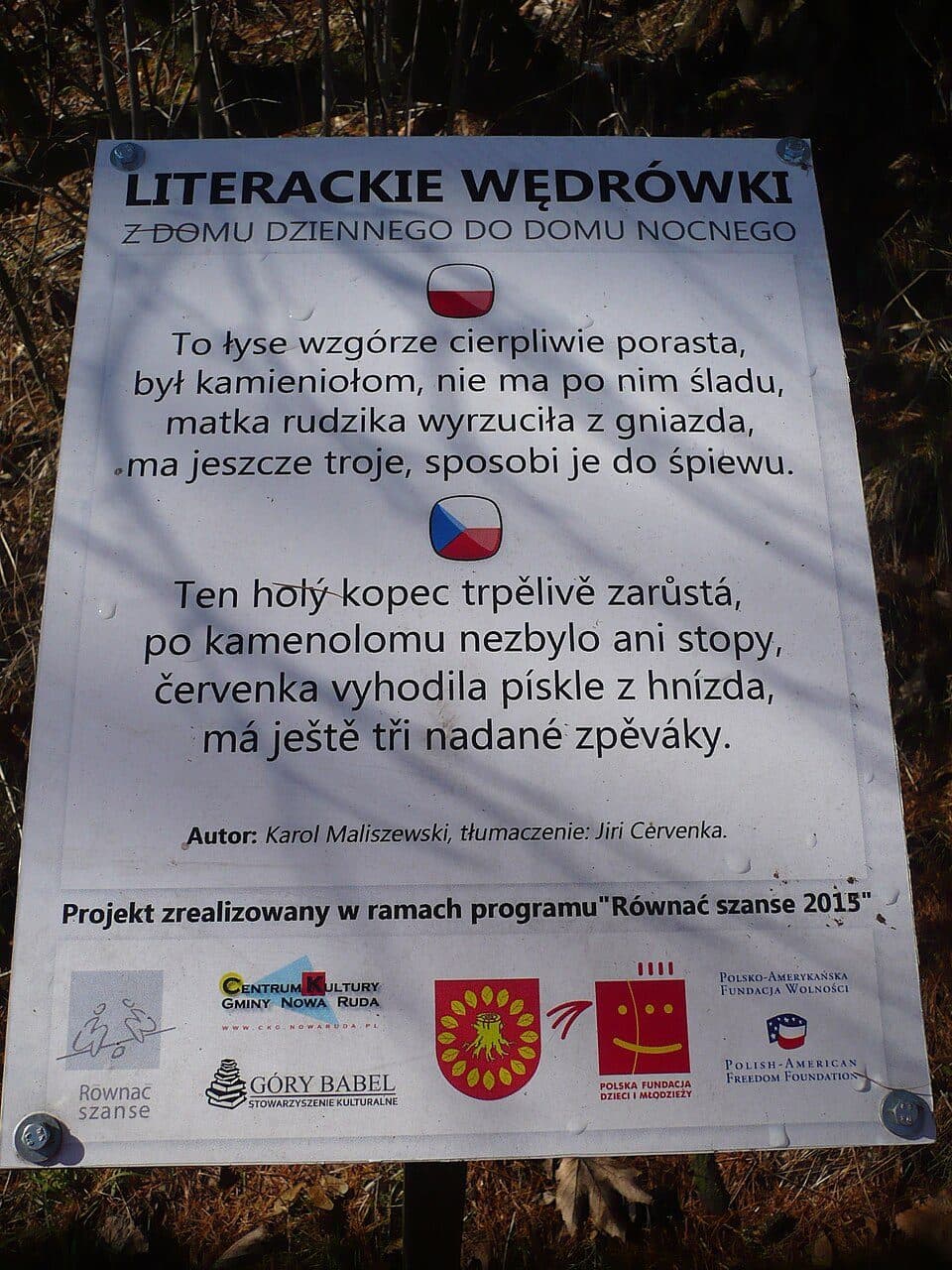 Szlak literacki z domu dziennego do domu nocnego