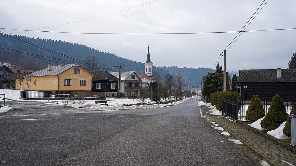 Čirč, rázcestie - Muszyna, PL