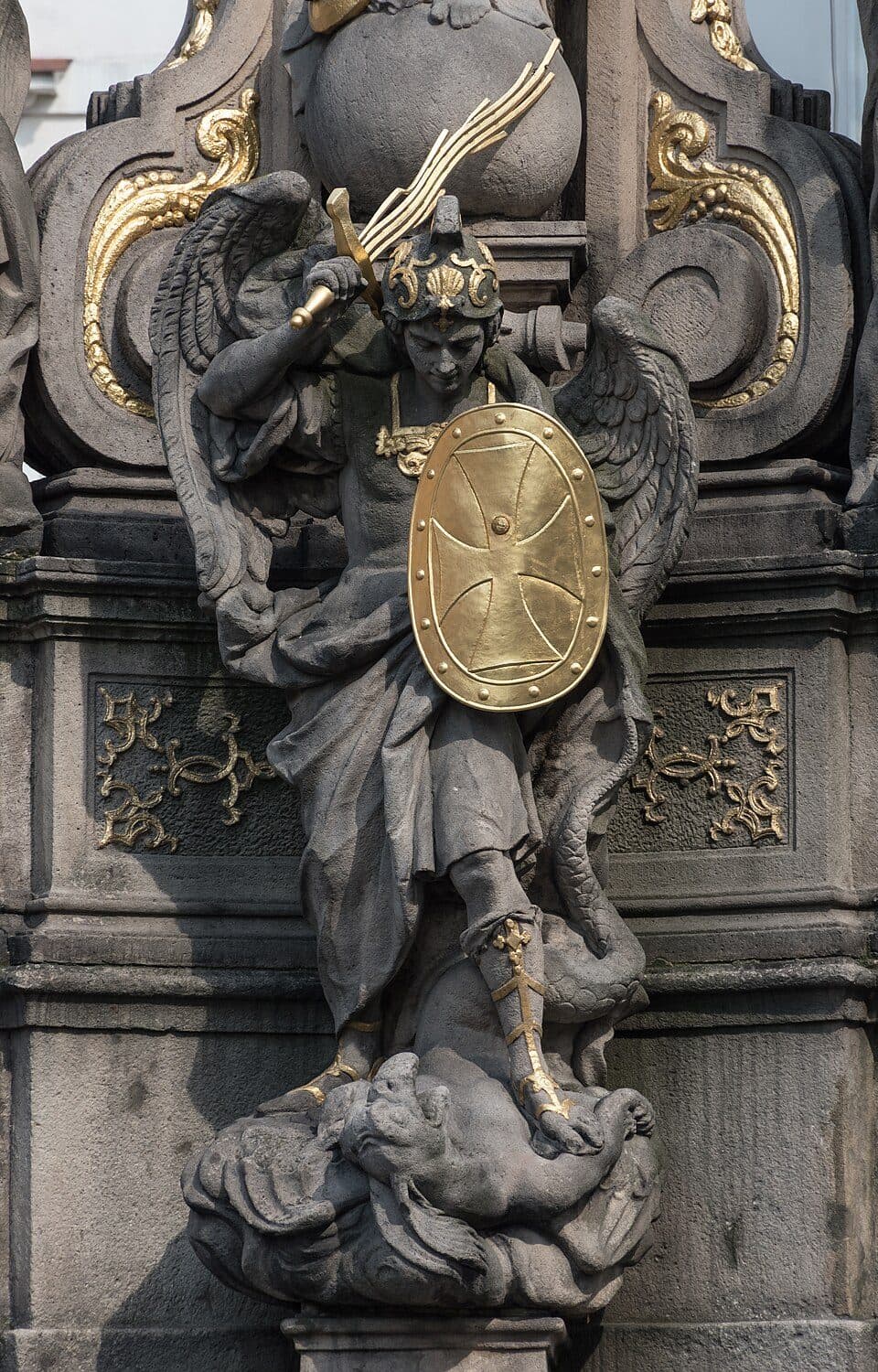 Dreifaltigkeitssäule (Bystrzyca Kłodzka) — Foto 3
