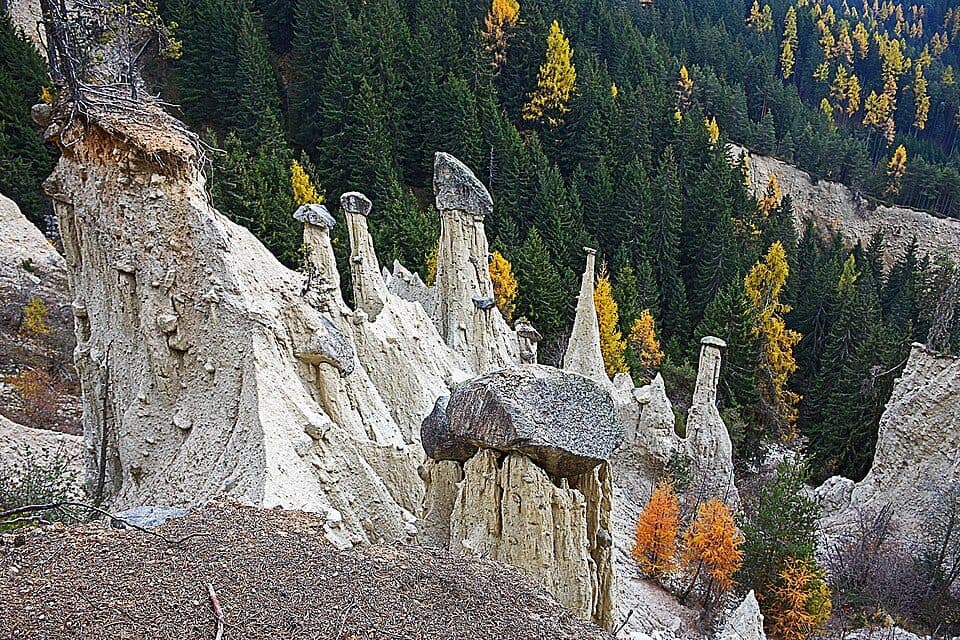 Zemní pyramidy (Platten) — fotografie 2