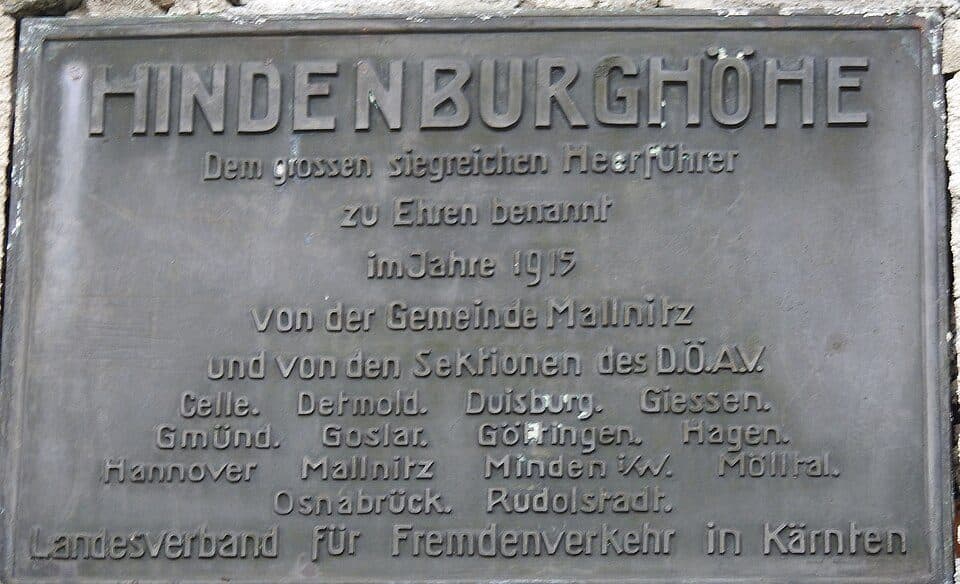 Hindenburghöhe — fotografie 2