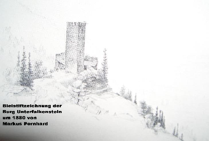 Burg Niederfalkenstein — fotografie 2