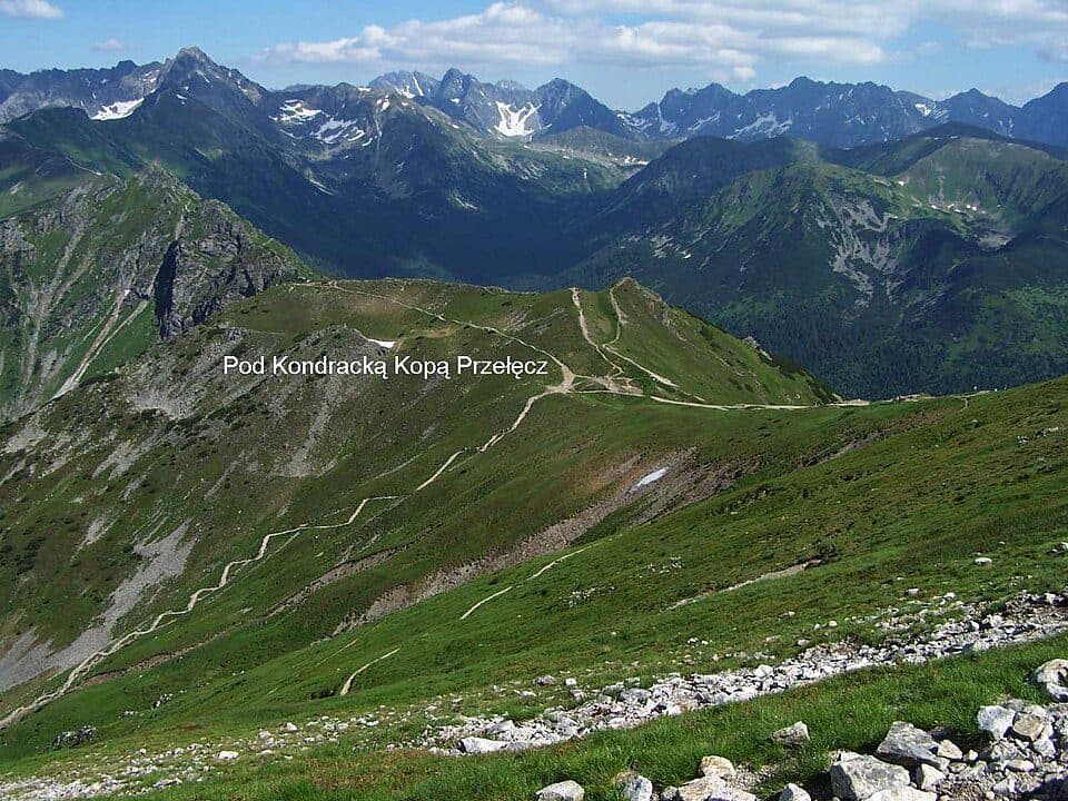 Kondracka Kopa - Przełęcz pod Kopą Kondracką