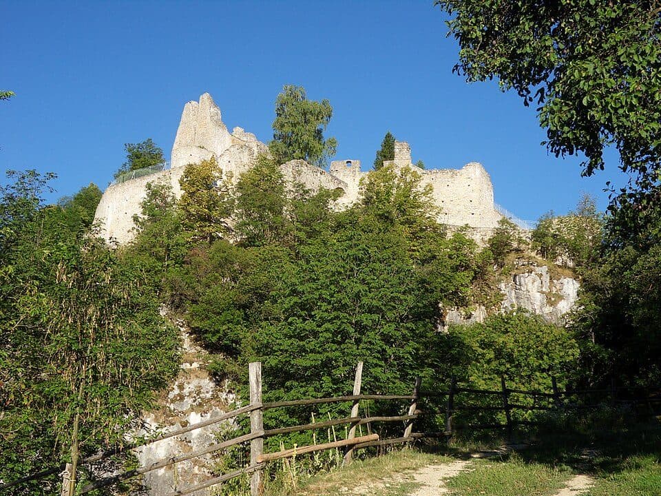 Ruiny zamku Rabenstein