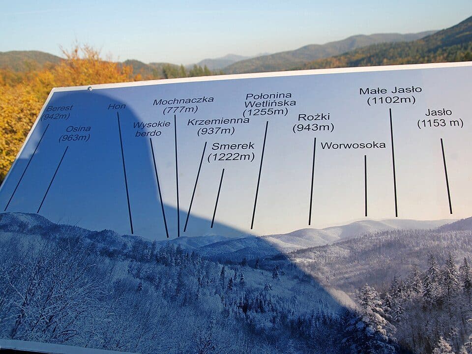 Przełęcz nad Roztokami - Hyrlata - Żubracze - Wołosań