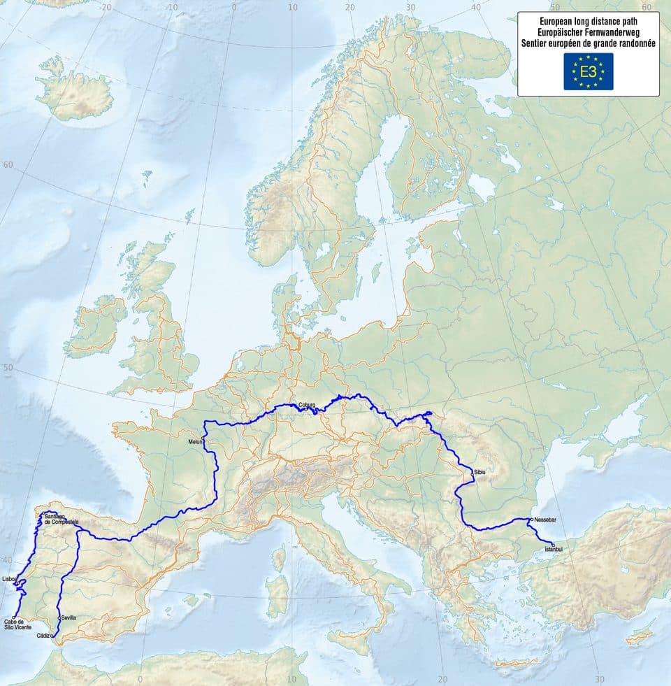 European long distance path E3 - part Romania