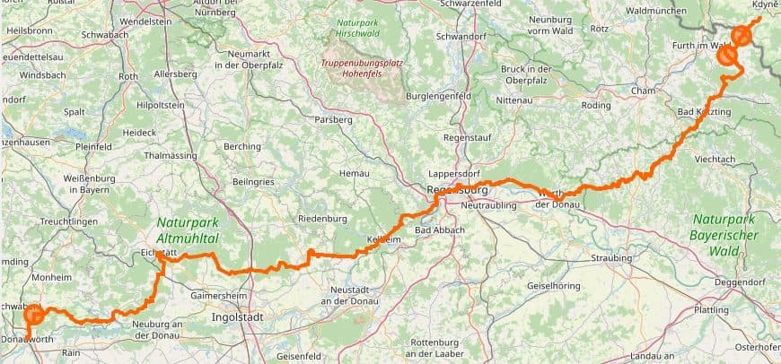Ostbayerischer Jakobsweg (Eschlkam > Donauwörth) — Foto 2