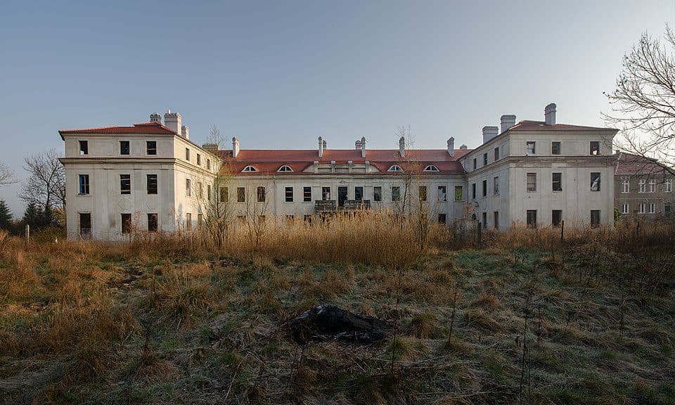 Koiszków, rozwidlenie szlaków - Słup
