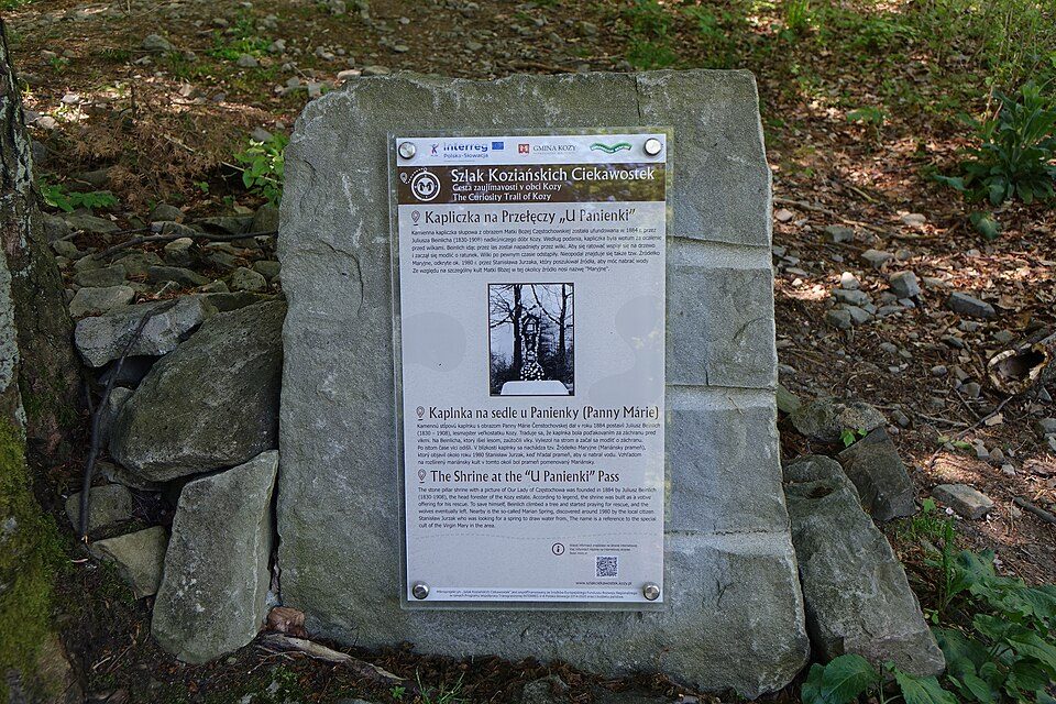 Lipnik Granica - Przełęcz u Panienki