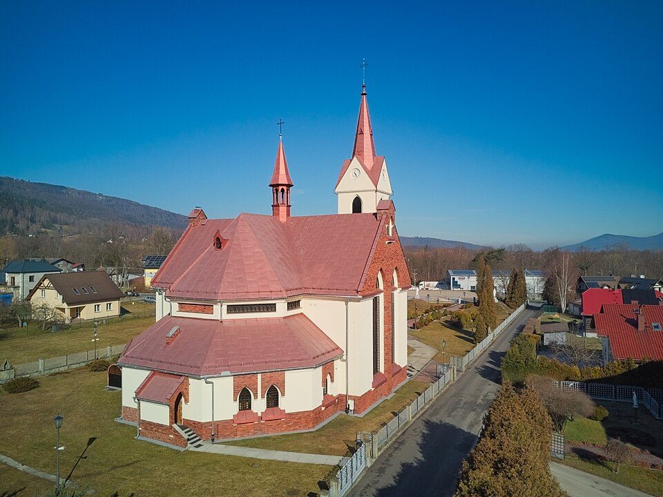 Buczkowice Centrum – przełęcz Becyrek