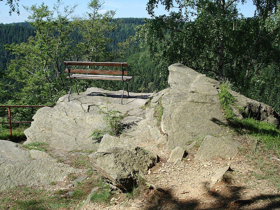 Ww Richtung Raubschloßruine Liebenstein Schwarzwassertal