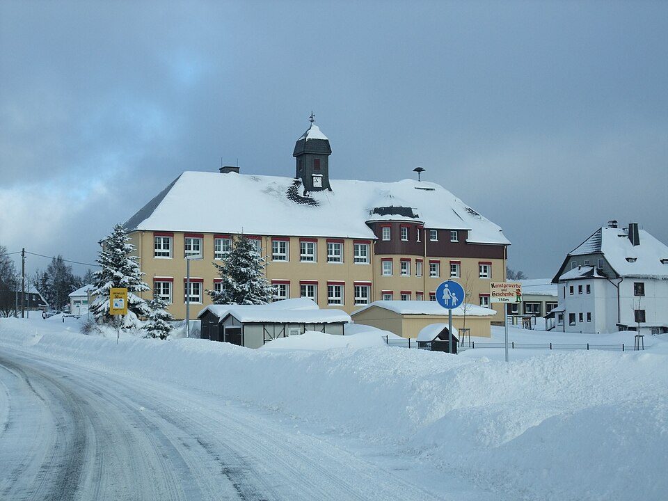 Ww Grüner Graben - grün markierten Weg bei Reitzenhain