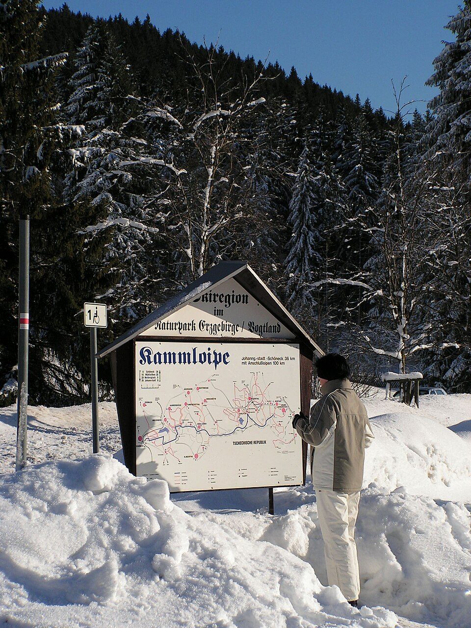 Nationaler Fernwanderweg Görlitz-Greiz, Abschnitt Grossrueckerswalde - Annaberg - Schwarzenberg - Eibenstock - Schönheide - Rodewisch(Bhf)