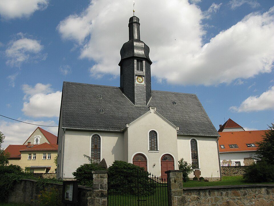 Wanderweg Gelber Balken Raum Zwickau