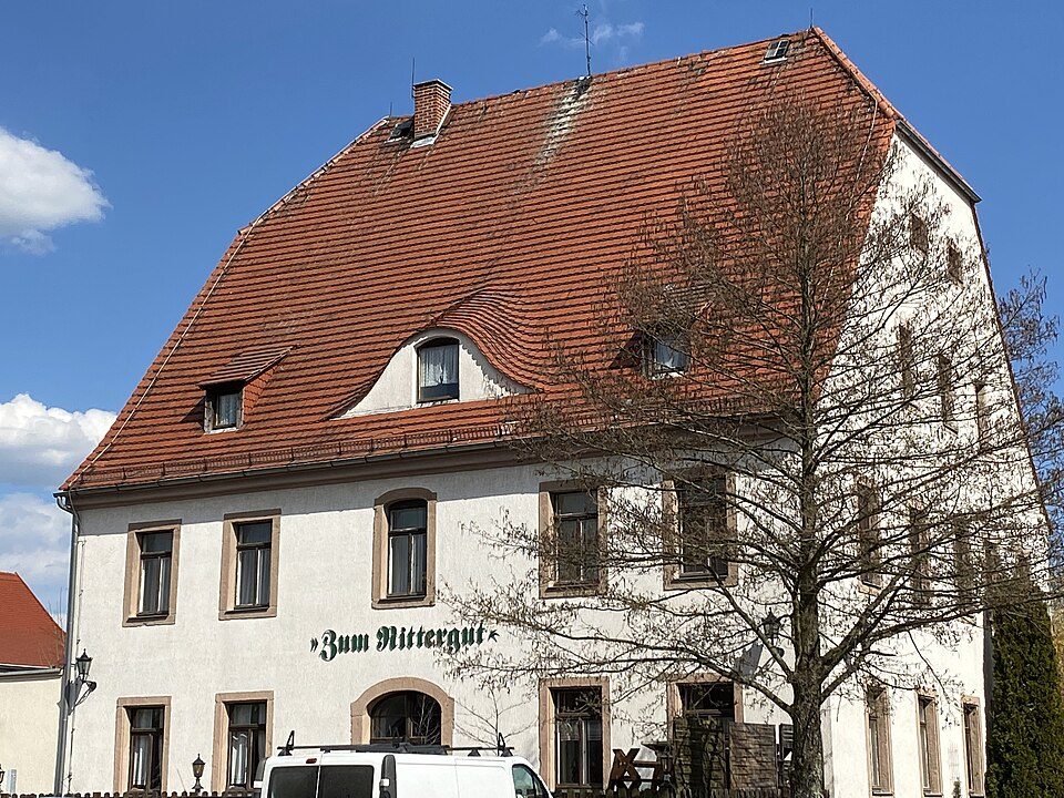 Wanderweg Gelber Balken Raum Zwickau